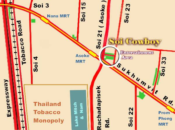 Soi Cowboy location